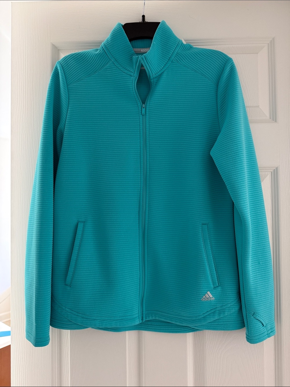 adidas Teal/aqua Full-Zip Performance Jacket